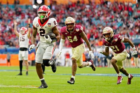 No. 6 Georgia routs No. 4 Florida State 63-3 in Orange Bowl matchup of teams missing out on CFP